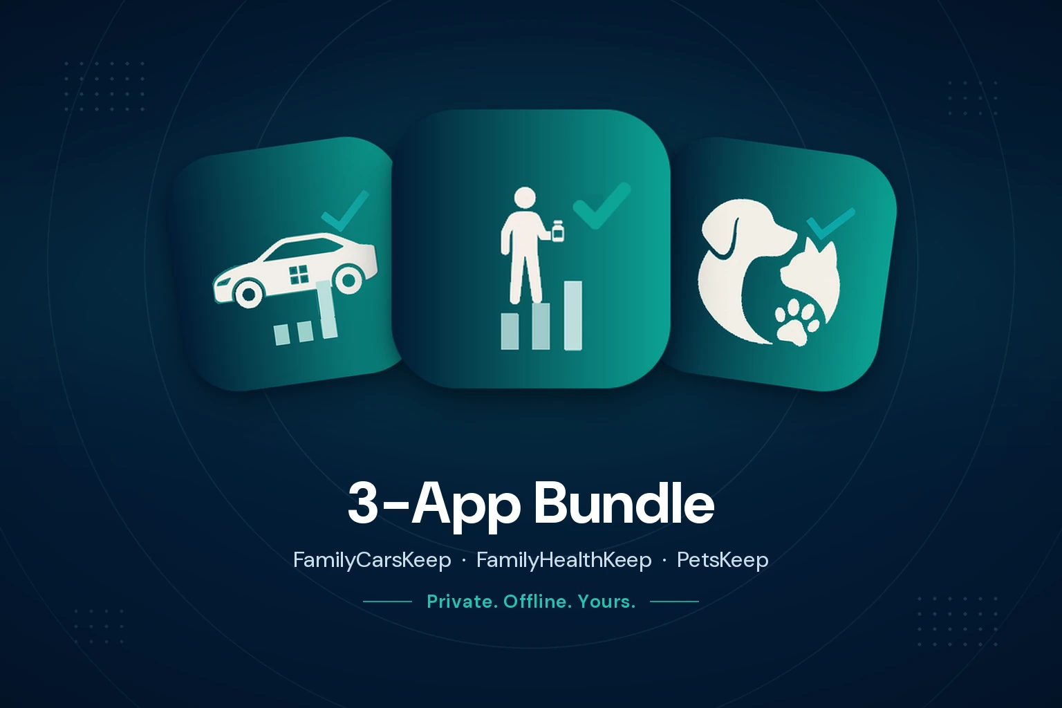 Any 3 Apps bundle – choose any three AppsKeep apps